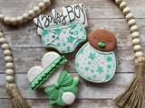 Miss Doughmestic Baby Diaper Plaque Cookie Cutter