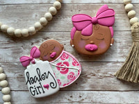 Miss Doughmestic Baby Girl Face Cookie Cutter