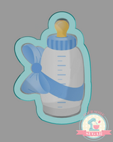Baby Bottle with Bow Cookie Cutter/Fondant Cutter or STL Download