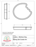 Baking Set Cookie Cutters/Fondant Cutters or STL Downloads