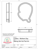 Baking Set Cookie Cutters/Fondant Cutters or STL Downloads