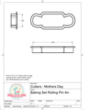 Baking Set Cookie Cutters/Fondant Cutters or STL Downloads