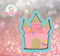 Candy Castle/Sandcastle Cookie Cutter/Fondant Cutter or STL Download