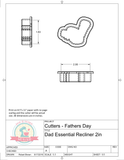 Dad Essentials Full Set or Individual Cookie Cutters/ Fondant Cutters or STL Downloads
