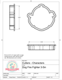 Fireman Dog Cookie Cutter/Fondant Cutter or STL Download