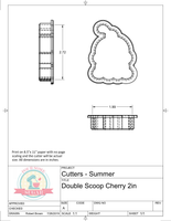 Ice Cream Cone Set (Mini or Full Size) Cookie Cutters/Fondant Cutters or STL Downloads