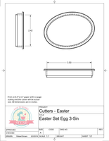 Chick Easter Set or Individual Cookie Cutters/Fondant Cutters or STL Downloads