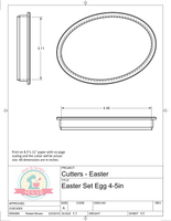 Chick Easter Set or Individual Cookie Cutters/Fondant Cutters or STL Downloads