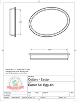 Chick Easter Set or Individual Cookie Cutters/Fondant Cutters or STL Downloads