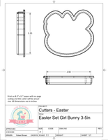 Easter Set Full Set or Individual Cookie Cutters/Fondant Cutters or STL Download