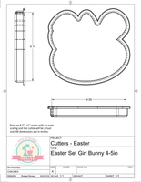 Easter Set Full Set or Individual Cookie Cutters/Fondant Cutters or STL Download
