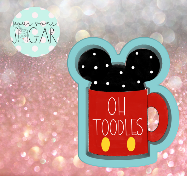 Frosted Cookiery Boy Mouse Mug Cookie Cutter/Fondant Cutter or STL Download