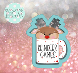 Frosted Cookiery Reindeer Mug Cookie Cutter/Fondant Cutter or STL Download