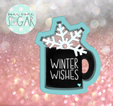 Frosted Cookiery Snowflake Mug Cookie Cutter/Fondant Cutter or STL Download