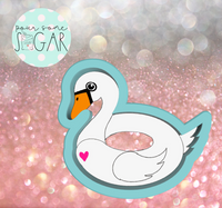 Frosted Cookiery Swan Floatie Cookie Cutter/Fondant Cutter or STL Download