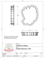 Cowtown Cookie Spring Tutorial Set Cookie Cutters/Fondant Cutters or STL Downloads