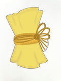 Miss Doughmestic Napkin with Twine Cookie Cutter