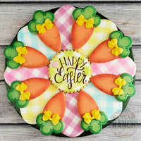 Sugar Ranch 2021 Easter Platter (Full Platter is Egg & Carrot Only- Circle can be any 3.5" Circle Cutter) Fits 12" Platter Cookie Cutters/Fondant Cutters or STL Downloads