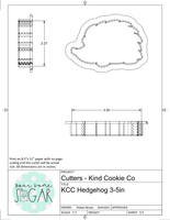 Kind Cookie CO Hedgehog Cookie Cutter