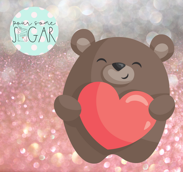 Love Bear Cookie Cutter/Fondant Cutter or STL Download