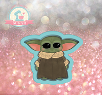 Miss Doughmestic Baby Alien Cookie Cutter/Fondant Cutter or STL Download