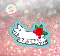 Miss Doughmestic Banner Cookie Cutter