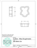 Miss Doughmestic Bikini Cookie Cutter