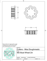 Miss Doughmestic Boat Wheel Cookie Cutter