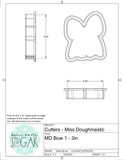 Miss Doughmestic Bow 1 Cookie Cutter