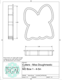 Miss Doughmestic Bow 1 Cookie Cutter