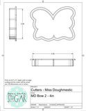 Miss Doughmestic Bow 2 Cookie Cutter