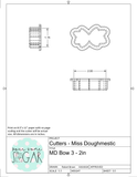 Miss Doughmestic Bow 3 Cookie Cutter