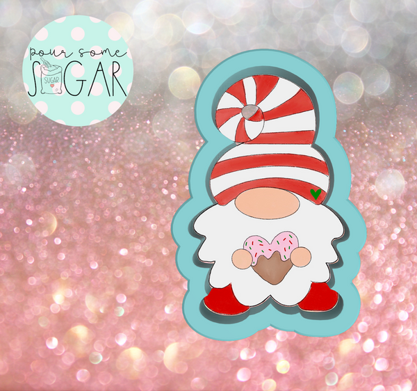 Miss Doughmestic Christmas Gnome 2 Cookie Cutter/Fondant Cutter or STL Download