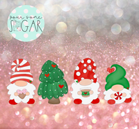 Miss Doughmestic Christmas Gnome Set Wonky Tree Cookie Cutter/Fondant Cutter or STL Download