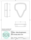 Miss Doughmestic Chubby Nail Cookie Cutter