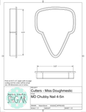 Miss Doughmestic Chubby Nail Cookie Cutter