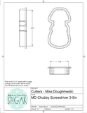 Miss Doughmestic Chubby Screwdriver Cookie Cutter