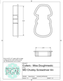 Miss Doughmestic Chubby Screwdriver Cookie Cutter