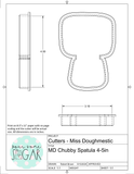 Miss Doughmestic Chubby Spatula Cookie Cutter