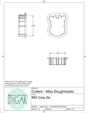 Miss Doughmestic Cow Cookie Cutter