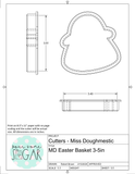 Miss Doughmestic Easter Basket Cookie Cutter