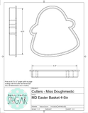 Miss Doughmestic Easter Basket Cookie Cutter