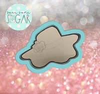 Miss Doughmestic Floppy Hat Cookie Cutter