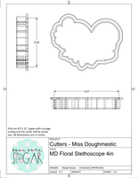 Miss Doughmestic Stethoscope Cookie Cutter