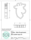 Miss Doughmestic Giraffe Head Cookie Cutter