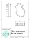 Miss Doughmestic Giraffe Heart Cookie Cutter