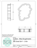 Miss Doughmestic Grad Girl 1 Cookie Cutter