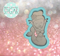 Miss Doughmestic Mermaid 3 Cookie Cutter