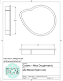 Miss Doughmestic Movie Reel Cookie Cutter or Fondant Cutter