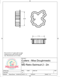 Miss Doughmestic Retro Swimsuit 2 Cookie Cutter